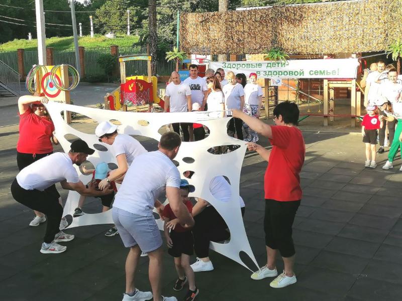 Спортивный праздник «Здоровые дети в здоровой семье!»