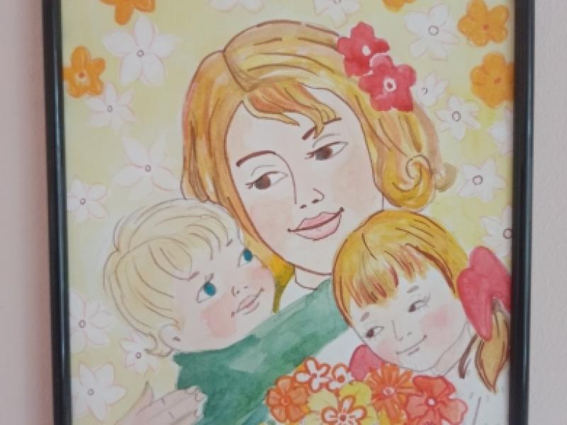 «Мама – солнышко моё!» выставка рисунков 01.03.2023 год
