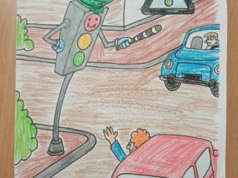 «Я знаю правила дорожного движения» выставка рисунков 