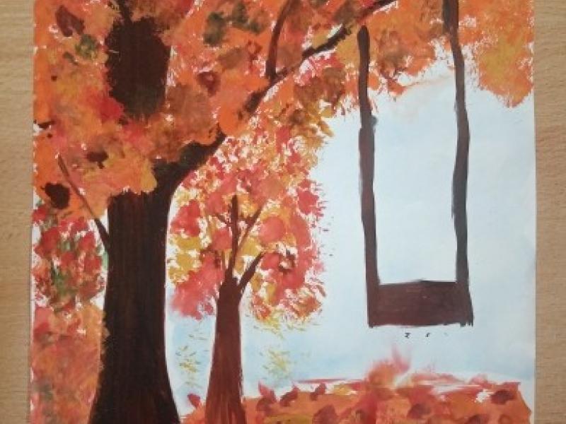 «Осенние пейзажи» выставка рисунков