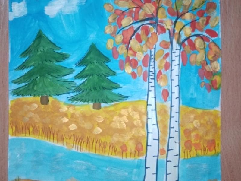 «Осенние пейзажи» выставка рисунков