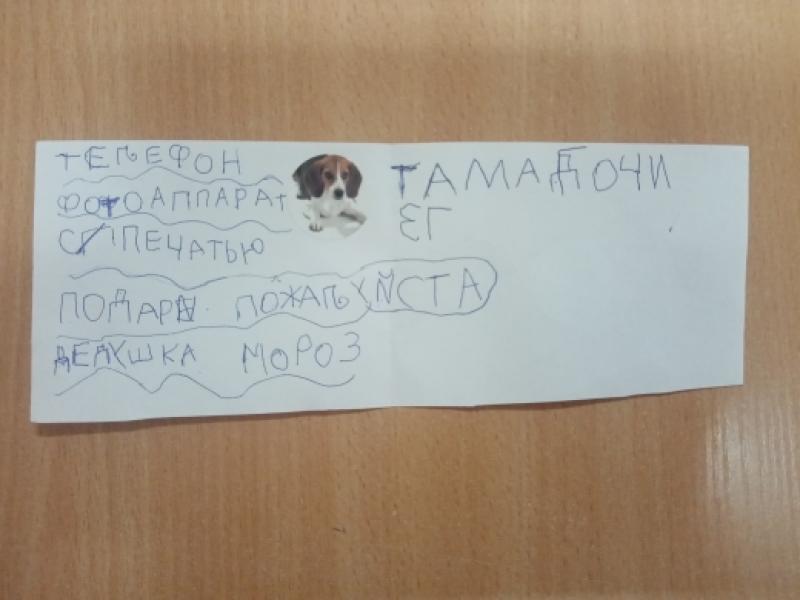 Акция «Мое письмо Деду Морозу»
