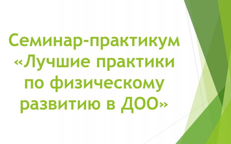 Лучшие практики по физическому развитию в ДОО